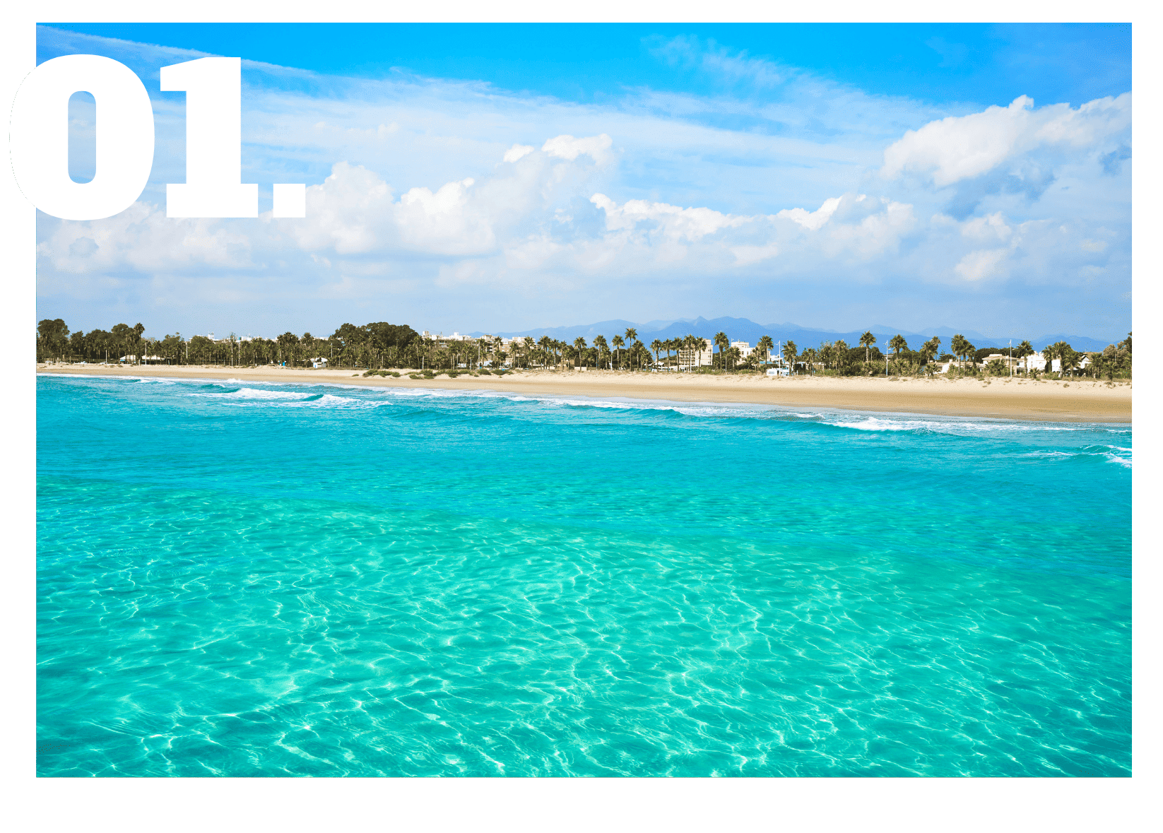 Crystal clear turquoise water at best beach in Andalusia Costa del Sol - Andalucia Tours beach tours Malaga Cadiz