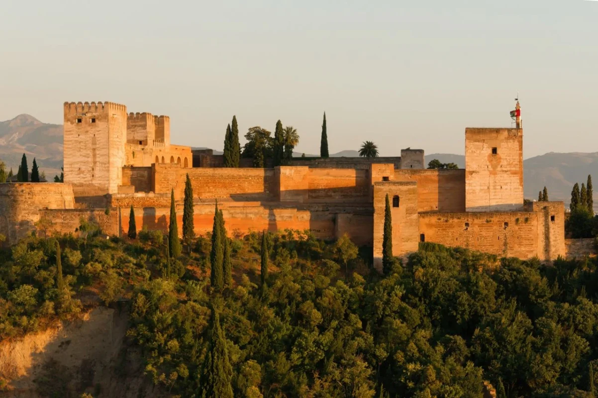 Alcazaba of Málaga, Spain The Alcazaba of Málaga, a Moorish fortress overlooking the city in southern Spain