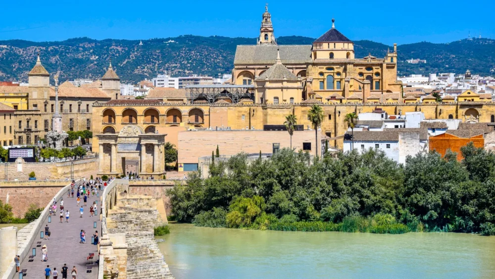 Mosque-Cathedral of Córdoba, Spain Mosque-Cathedral of Córdoba featuring its historic Islamic architecture and bell tower in Córdoba, Spain